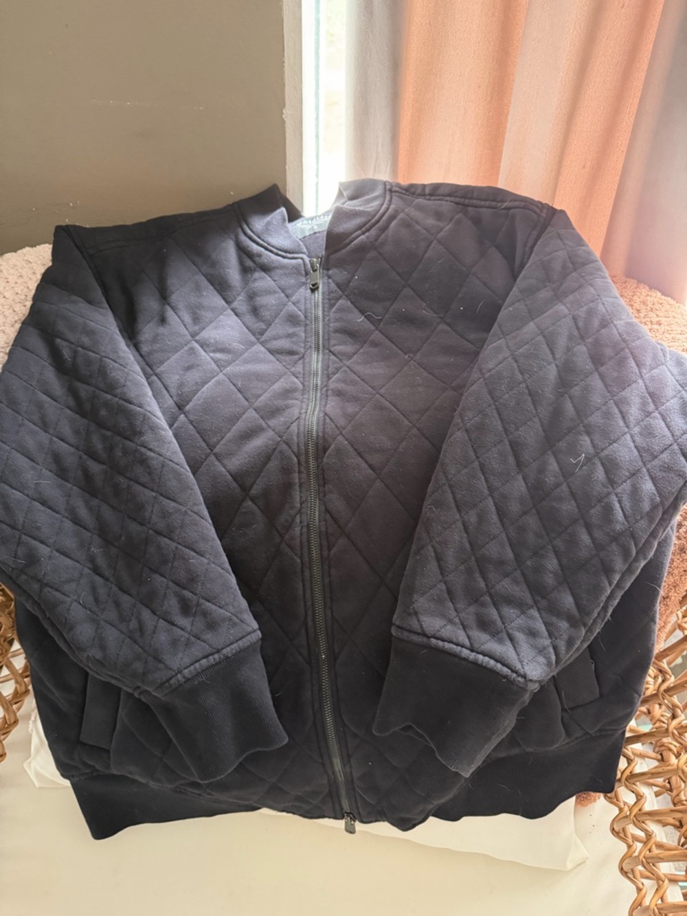 Athleta Quilted Bomber Jacket